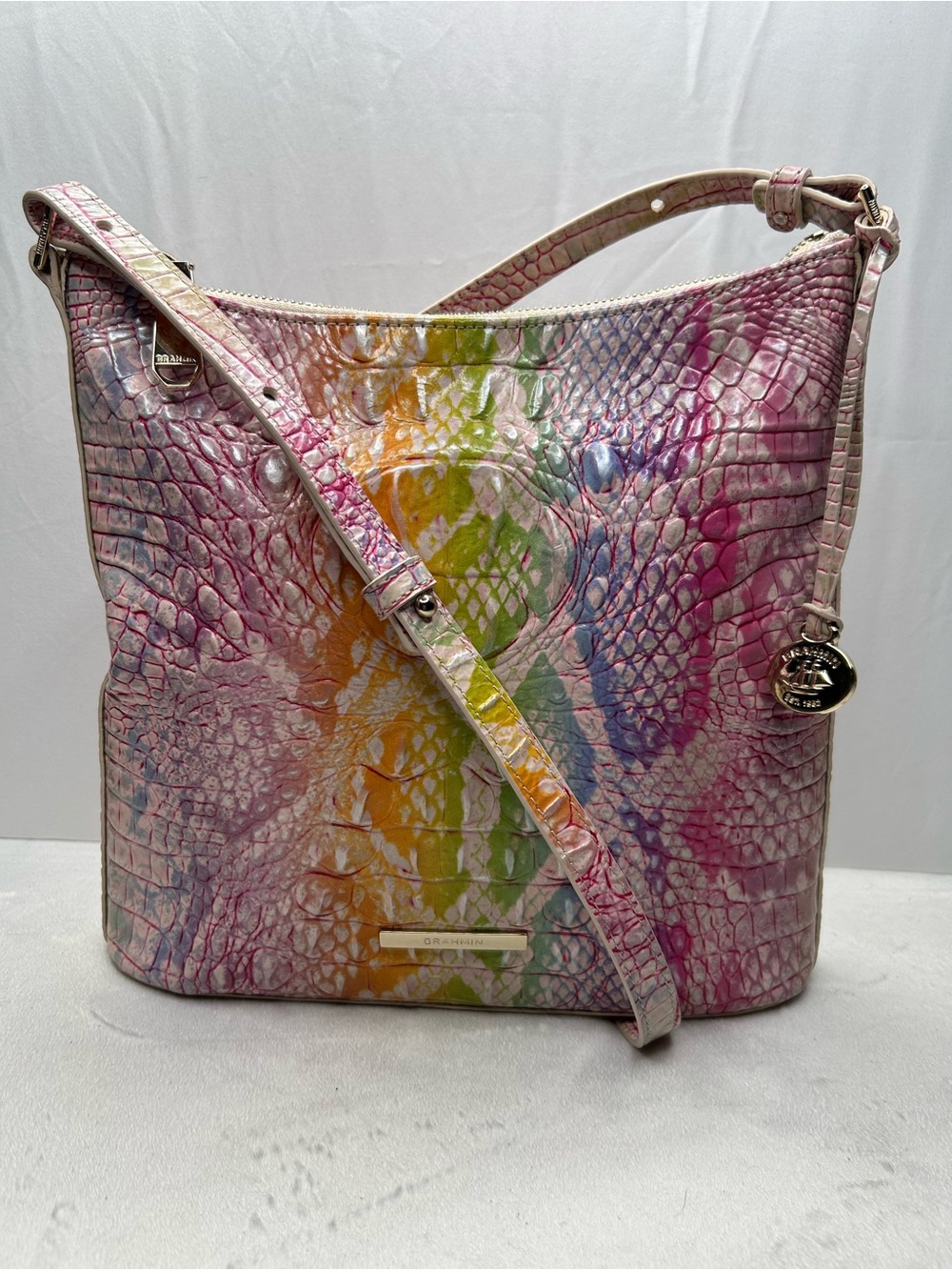 Brahmin Rainbow Optimism Melbourne Katie Crossbody Bag